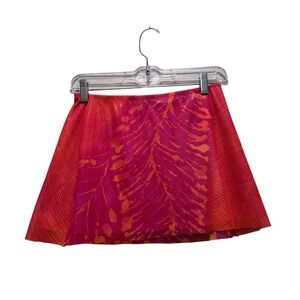 Vintage Casadei 90s 2000s Y2K Colorful Micro Mini Skirt Size Small